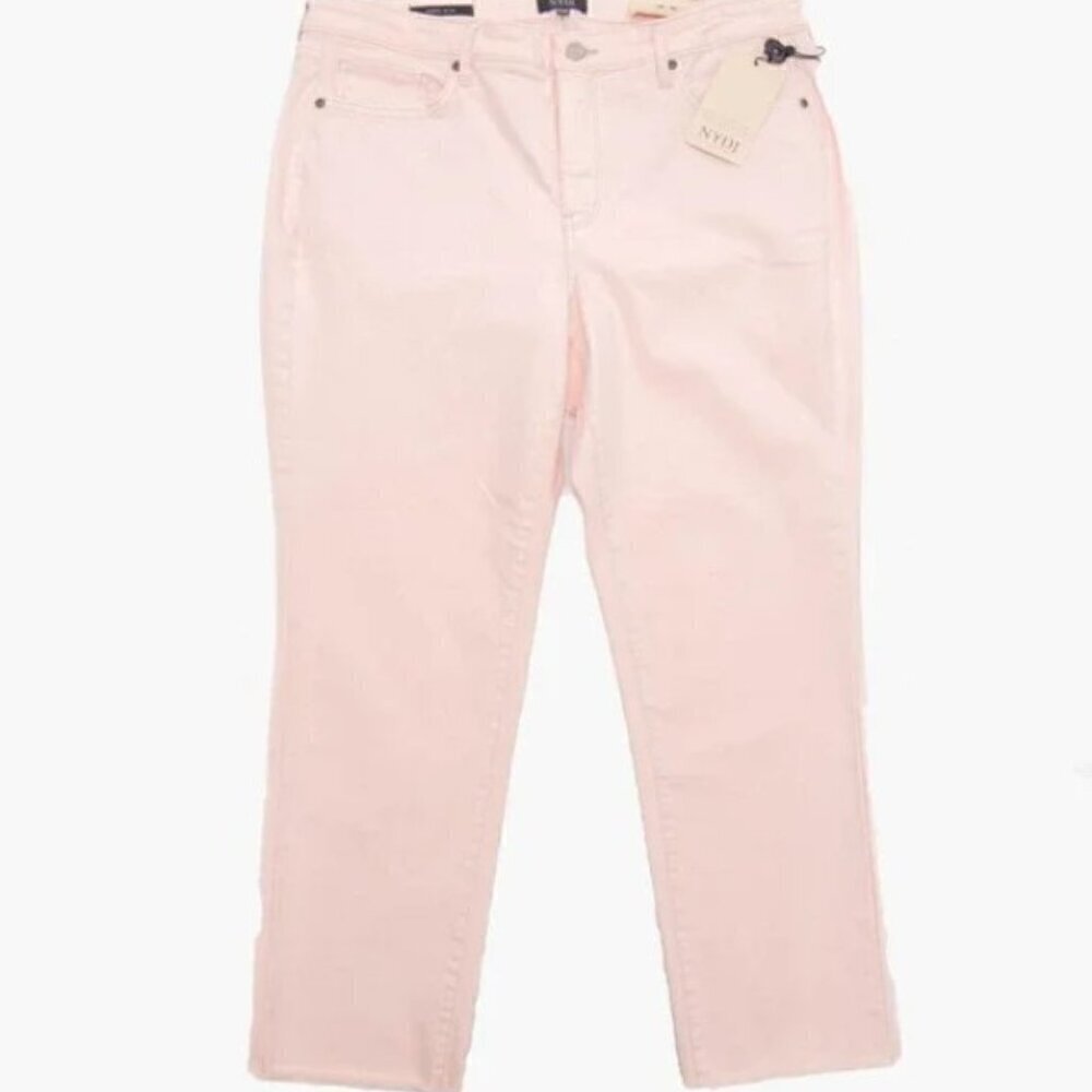 NYDJ Women's Light Pink Skinny Jeans
